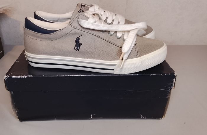 Baskets Polo Ralph Lauren - Toile grise -Taille 38 - photo numéro 4