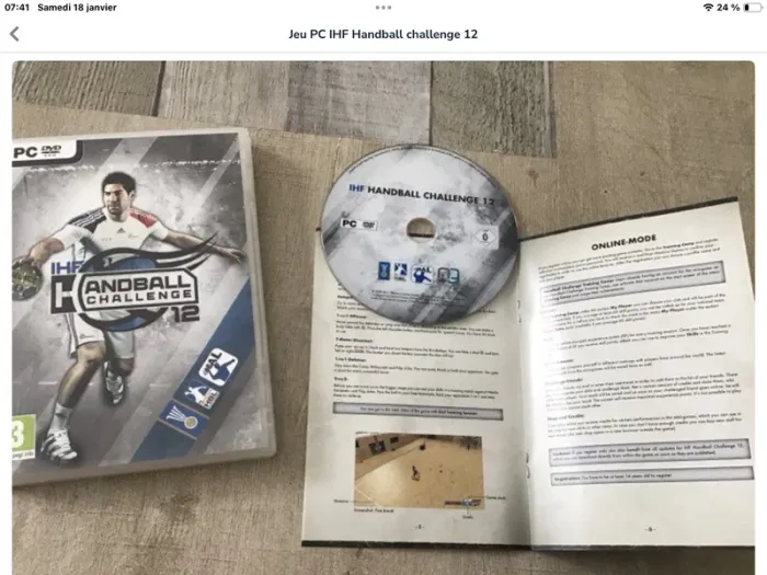 Jeu pc handball challenge ihf