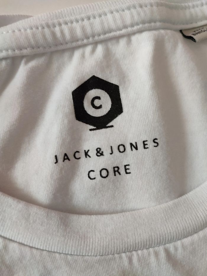 T-shirt Jack & Jones blanc - Taille L - photo numéro 4