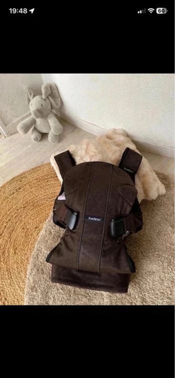 Porte-bébé BabyBjörn One Air 3D Mesh Marron, Ergonomique, Respirant, Physiologique