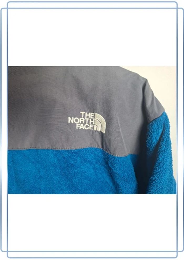 Polaire denali the north face bi colore / polartec - taille L / logo brodé - photo numéro 11