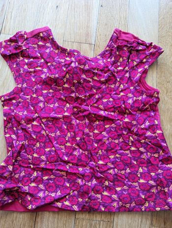 Débardeur fushia 2 ans DPAM