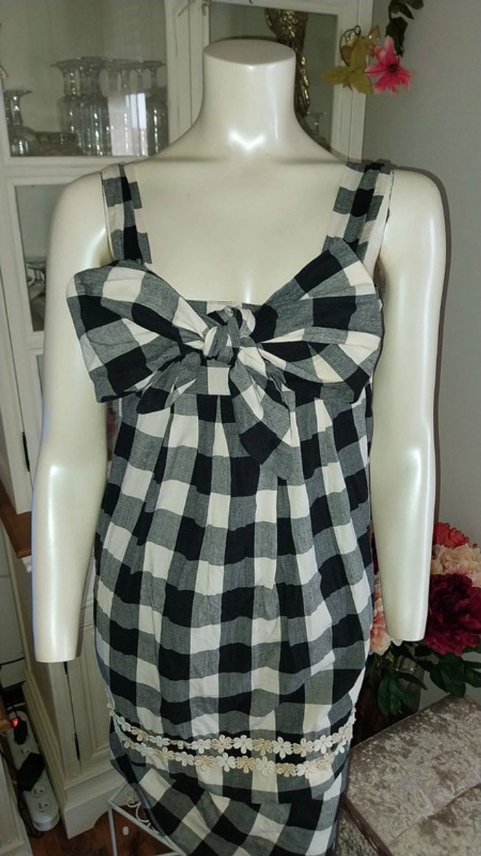 Robe d'été 👗 Brigitte Bardot's spirit état neuf by New Look Taille 36/S - photo numéro 2