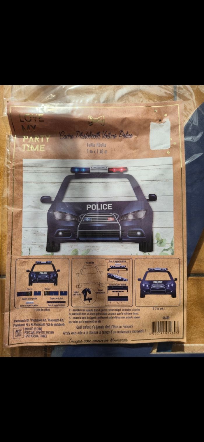 Cadre photobboth Police - photo numéro 1