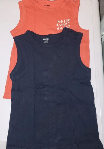 Lot 2 débardeurs 36 mois
