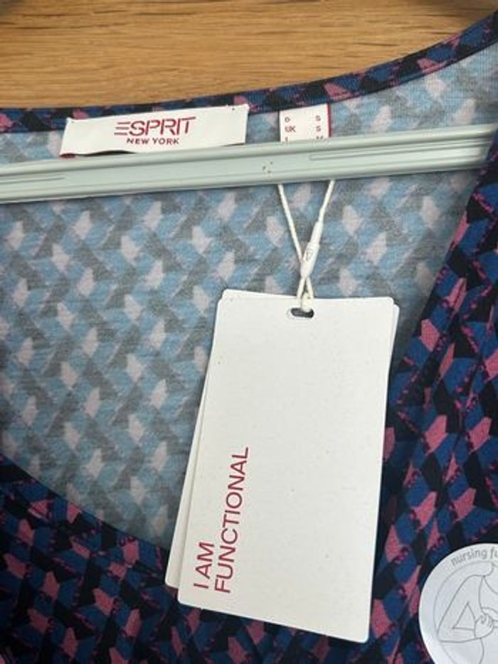 Robe de maternité/allaitement manches longues - Esprit - T.M - Neuve avec étiquette - photo numéro 2