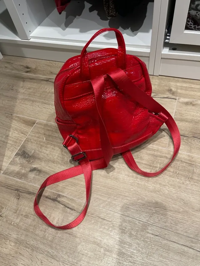 Petit sac à dos rouge - photo numéro 3