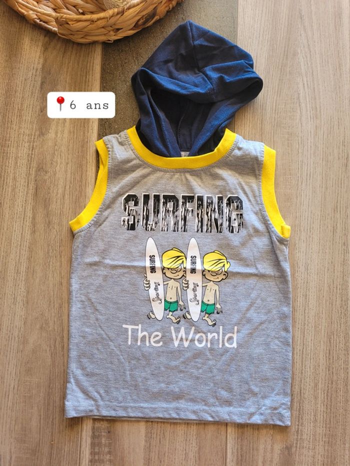 Debardeur Même pas peur 6 ans