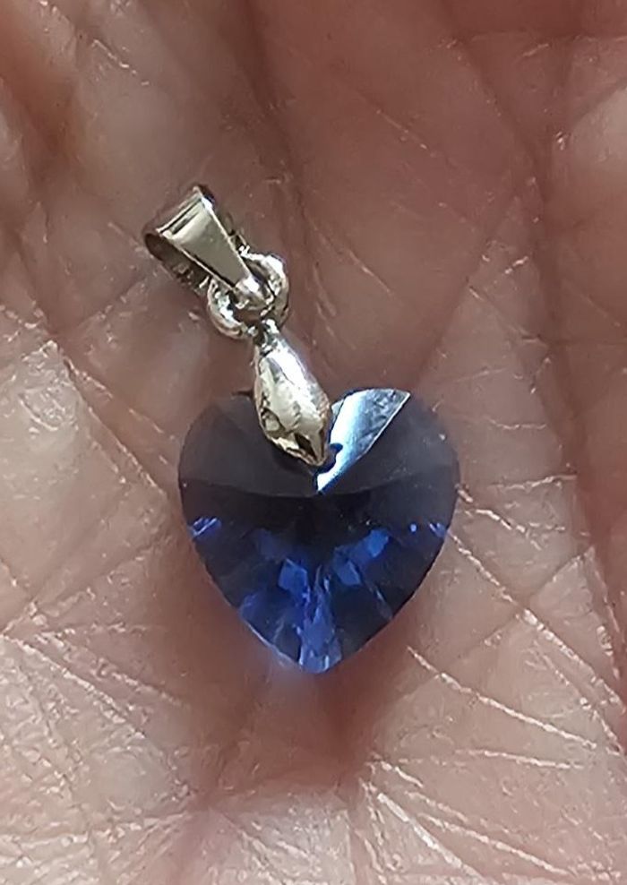 lot Pendentifs Cœurs (2) de cristal - photo numéro 2