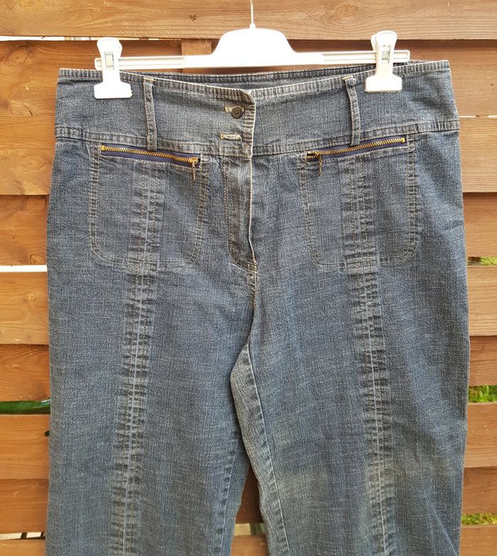 Pantacourt large en jean, made in France 🇨🇵 - photo numéro 3