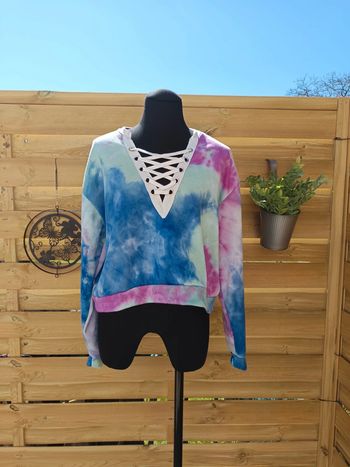 Sweat Tie and dye marque Ardene taille L