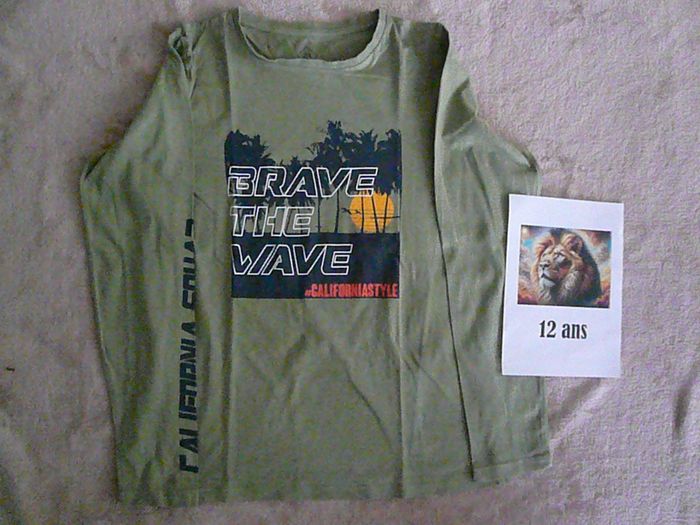 Lot de 2 tee-shirts 12 ans (n°2) - photo numéro 3