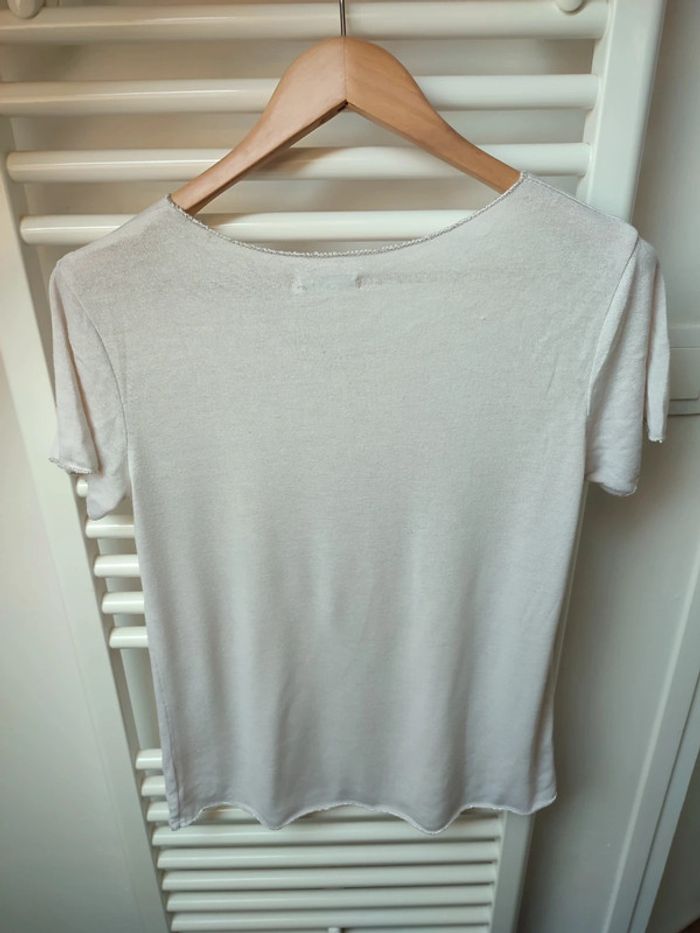 T shirt fluide effet blouse m - photo numéro 10