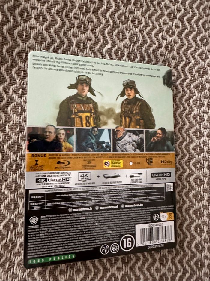 Film 4K ultra hd blu-ray Mickey 17 neuf avec étiquette - photo numéro 2