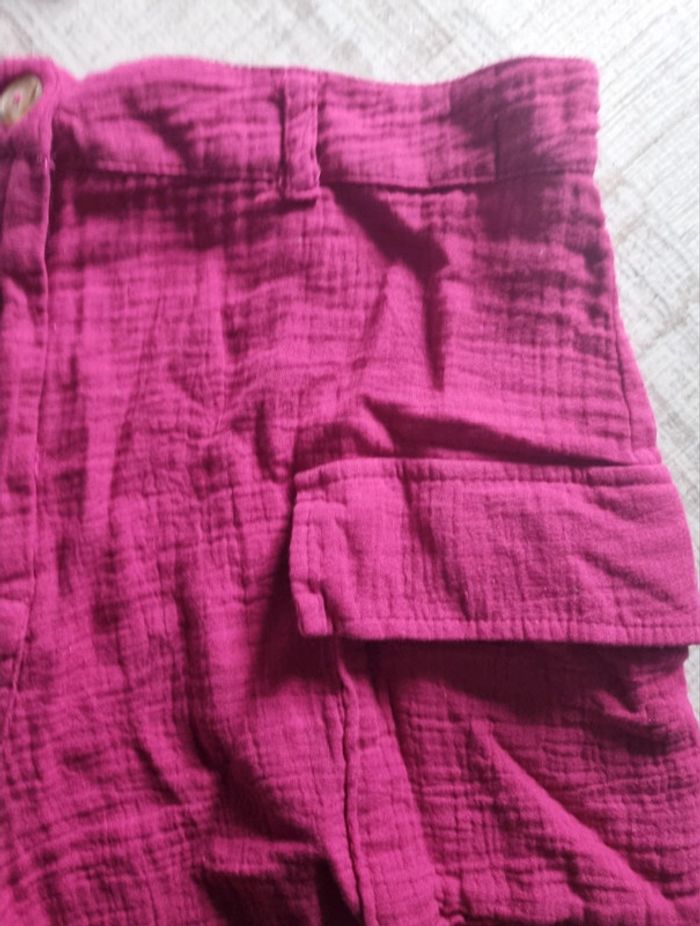 Short en gaz de coton neuf Taille 38 - photo numéro 3
