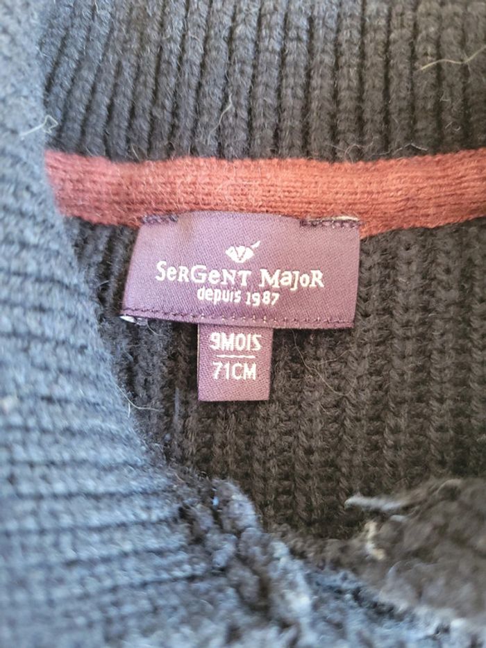 Gilet en maille - 9 mois - mixte - photo numéro 3