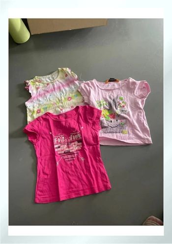Lot t shirts manches courtes 2 ans