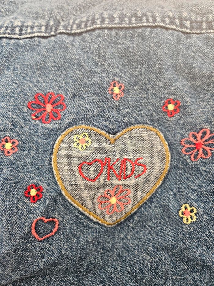 👖 Veste en jean fille OKIDS - Taille 2 ans (86 cm) 👖 - photo numéro 3