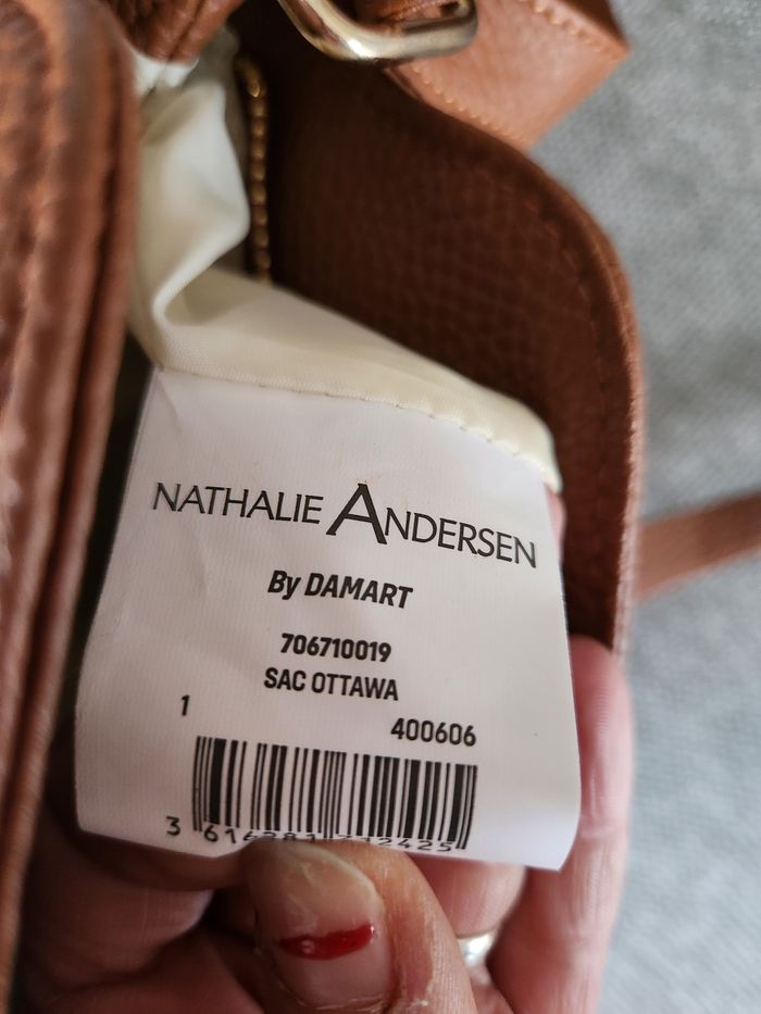 Sac a main camel / marron - photo numéro 4