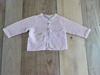 Gilet rose 6 mois – Tape à l’œil