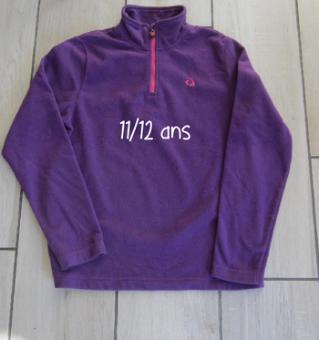 Sweat polaire zippé