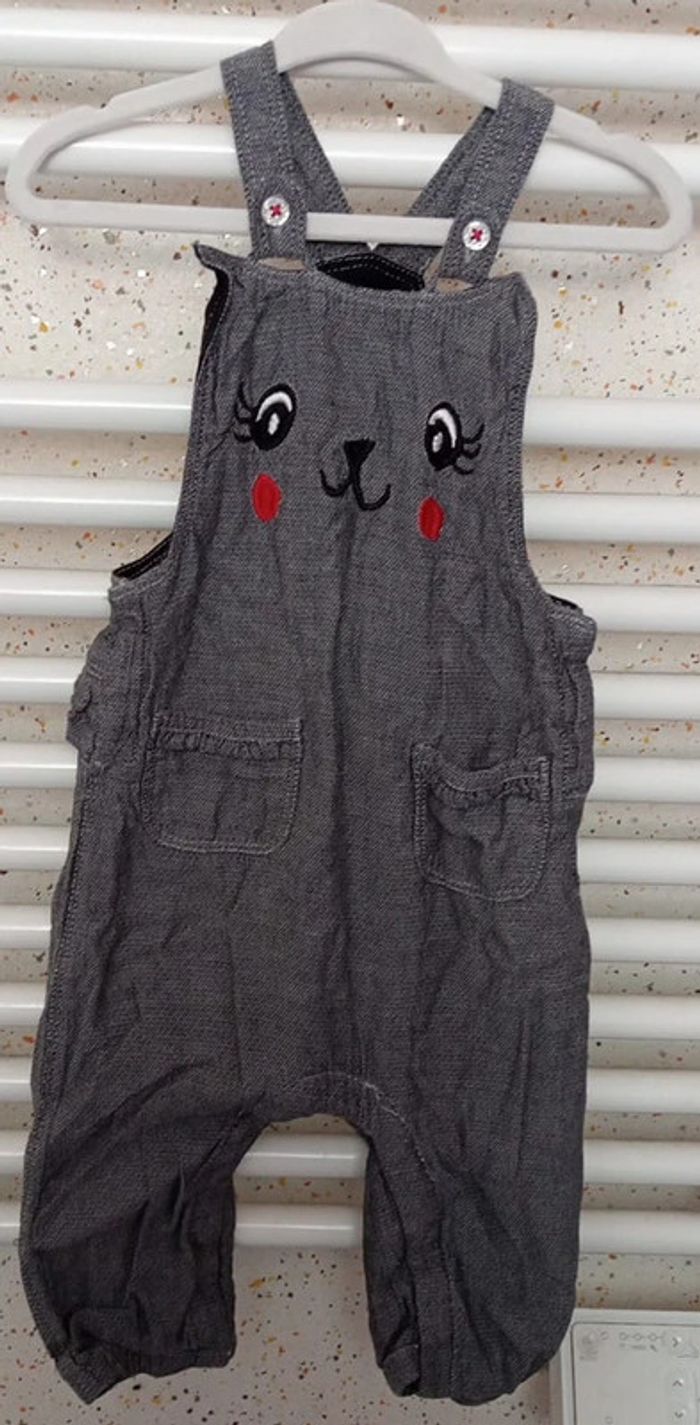 Salopette grise Orchestra Taille 18 mois - photo numéro 2