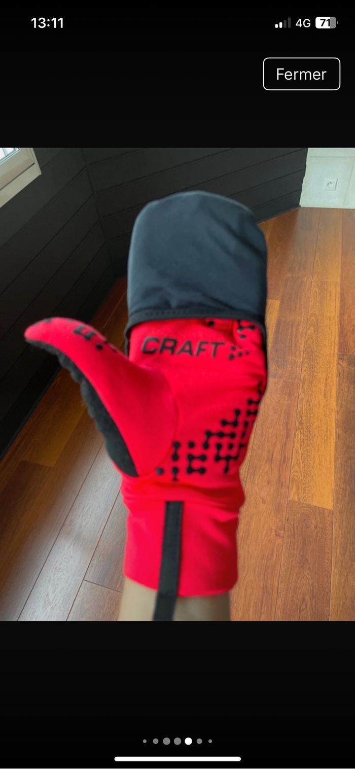 Gant moufles running - photo numéro 6