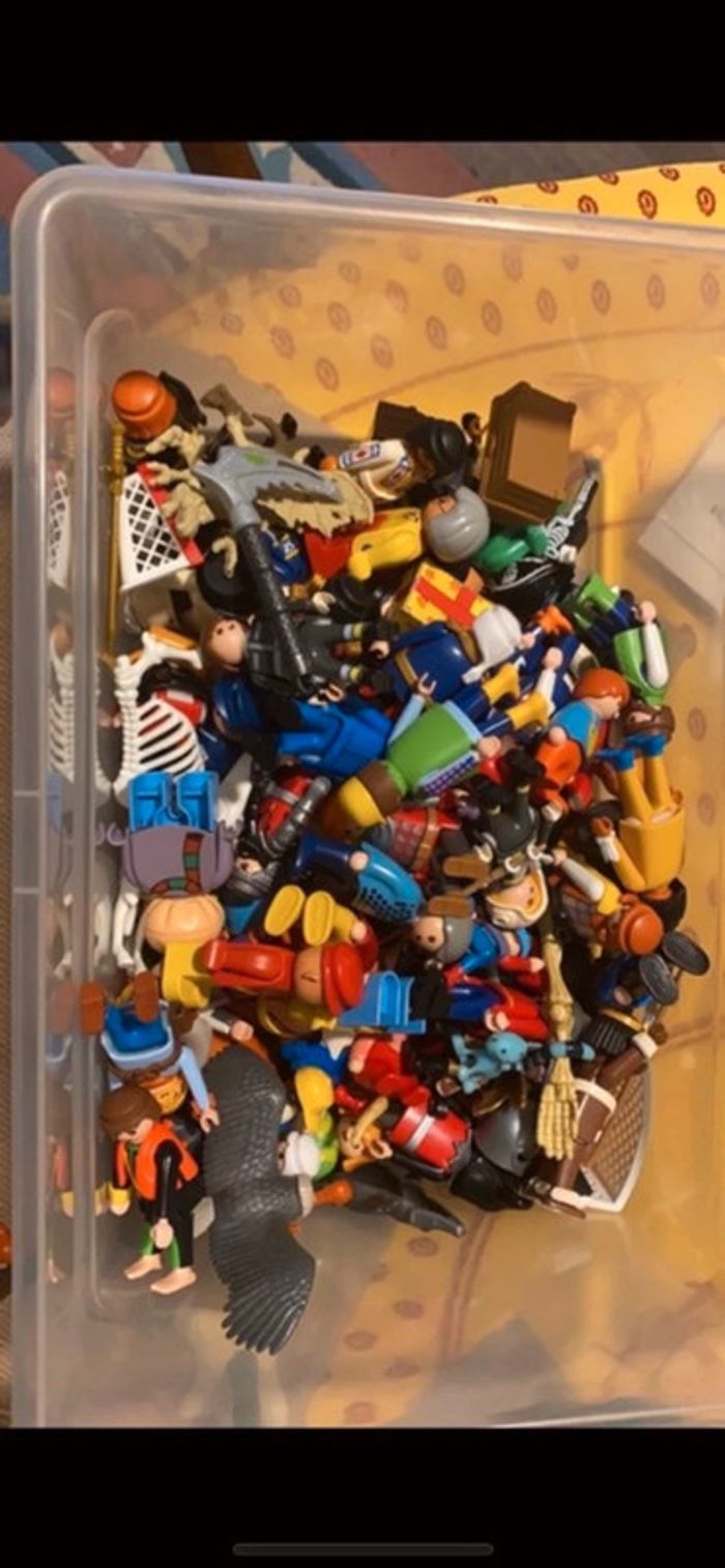 Playmobil lot caisse de jouet pour enfant - photo numéro 2