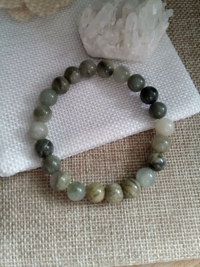 Bracelet en pierres d'aventurine 💚.