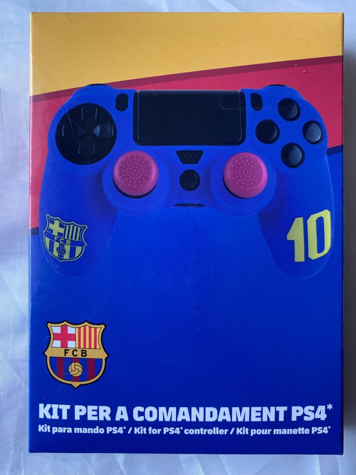 NEUF : kit manette PS4 FC Barcelone