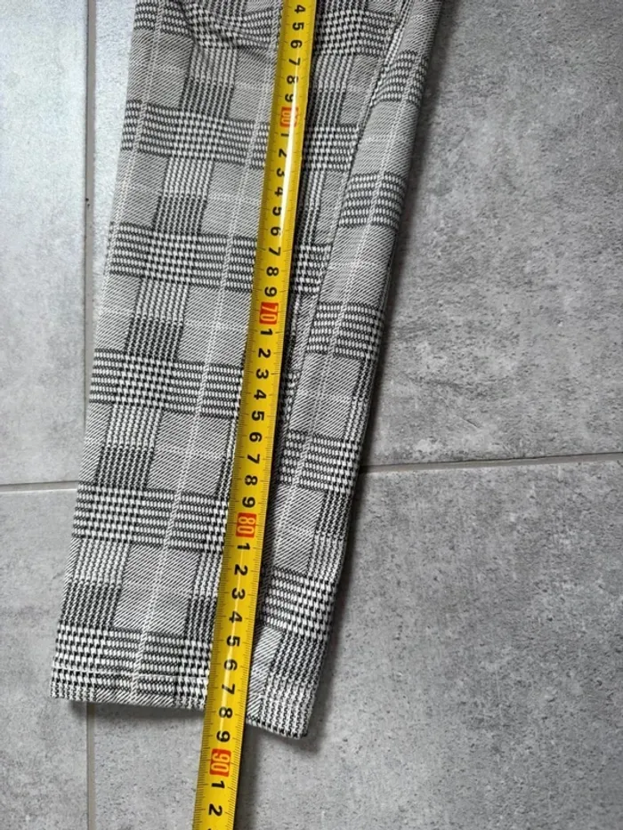 Legging Absolu Paris à carreaux femme gris taille 36 - photo numéro 8