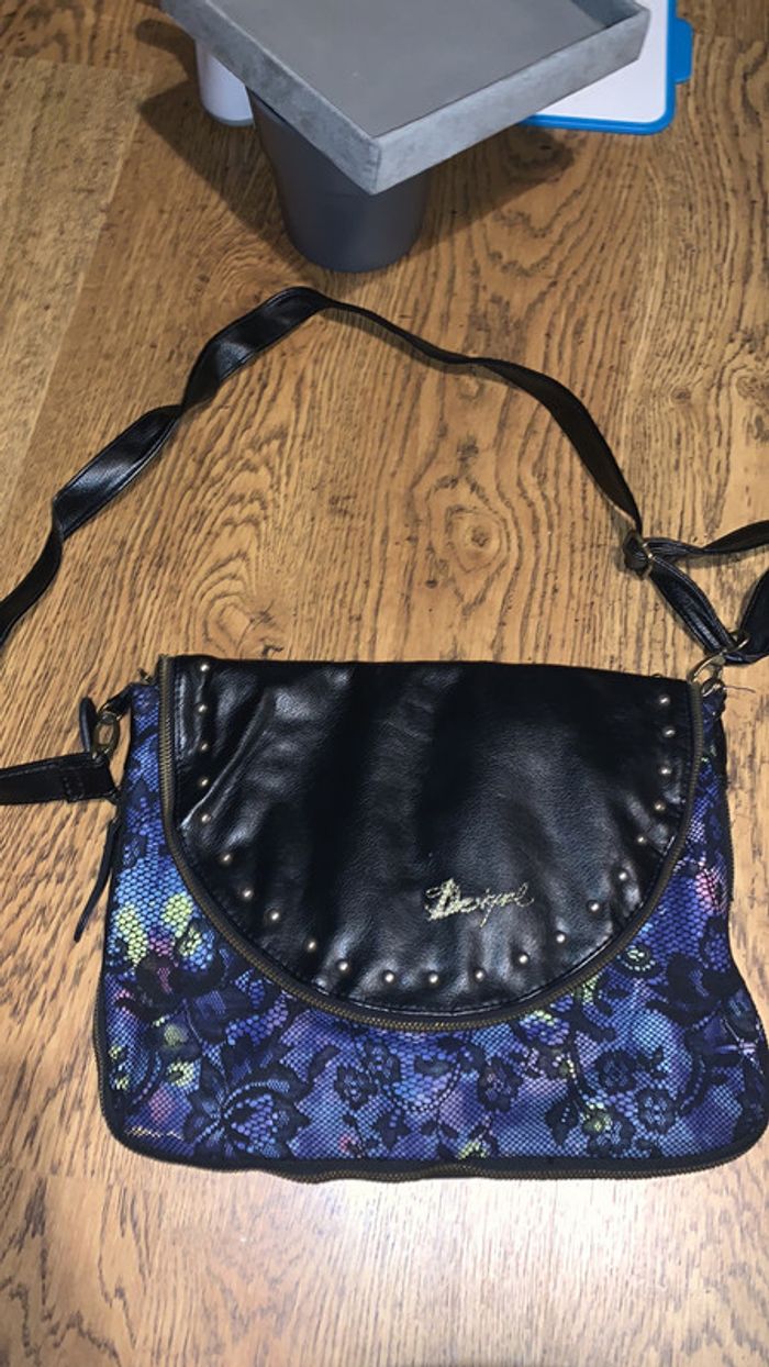 Sac bandoulière Desigual Noir bleu