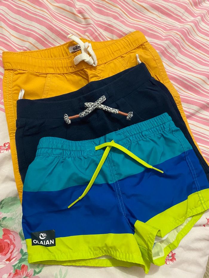 Lot de 3 shorts