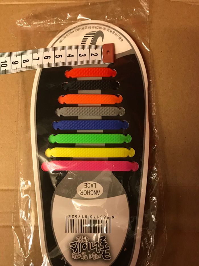 Lacets en silicone multicolore - photo numéro 4