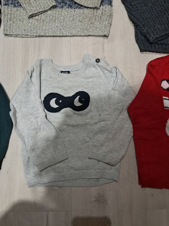 Lot de pulls et pulls de noël neuf et tbe 18mois garçon - photo numéro 3