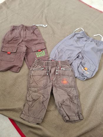 3 pantalons fin  3 mois