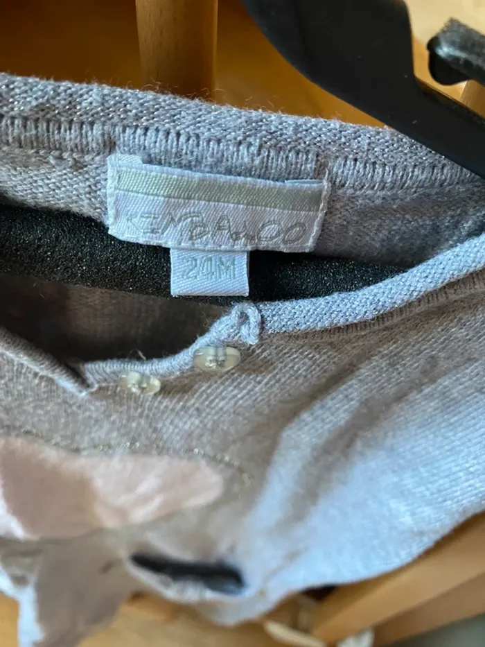 Robe coeur mi-saison poches noeuds fille 24m Kimbaloo - photo numéro 3