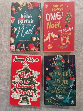 Lot de 4 comédies de Noël Format Poche