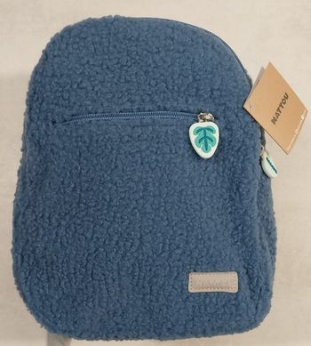 Sac a dos enfant bouclette bleu nattou