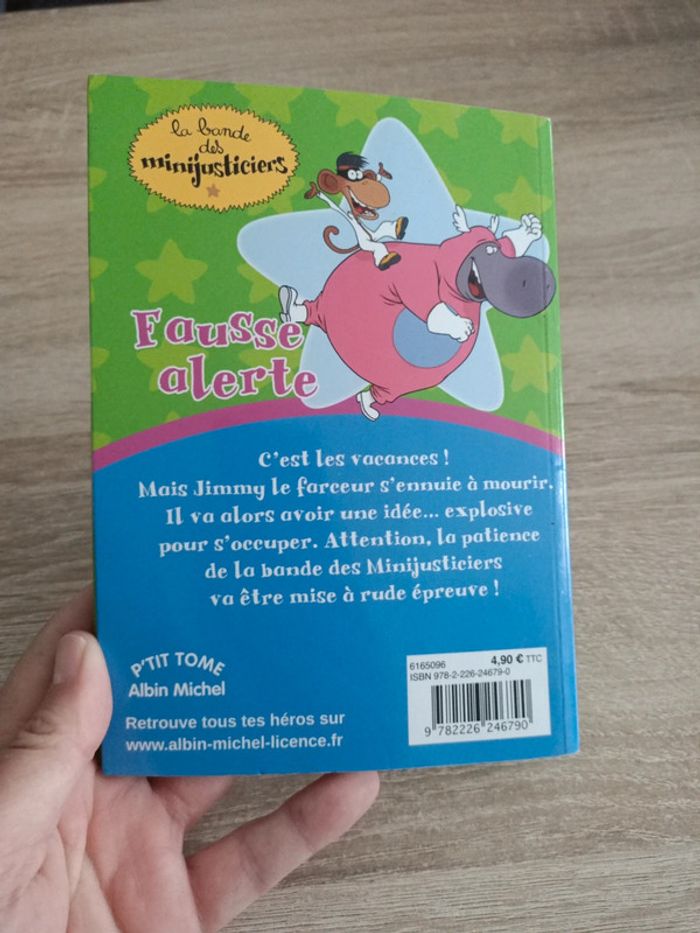 Livre La bande des Minijusticiers Fausse alerte - photo numéro 2
