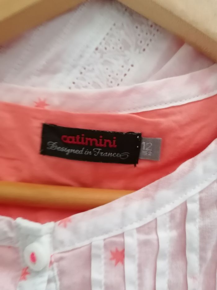 Blouse manches 3 /4 Doublé catimini 12ans - photo numéro 8