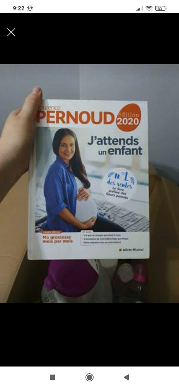 Livre j'attends un enfant