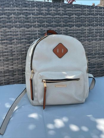 Sac à dos beige