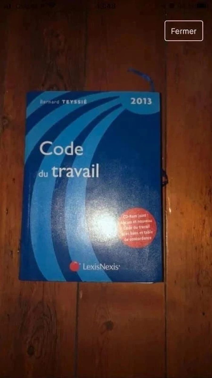 code du travail 2013