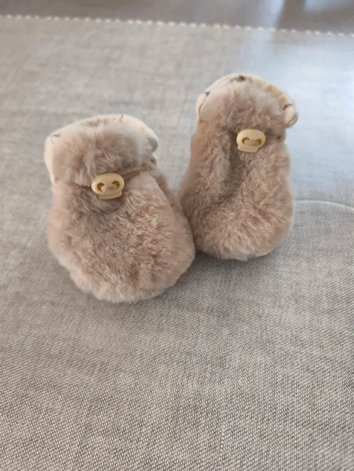 Père paire de chaussons chauds réversible 6 12 mois - photo numéro 2