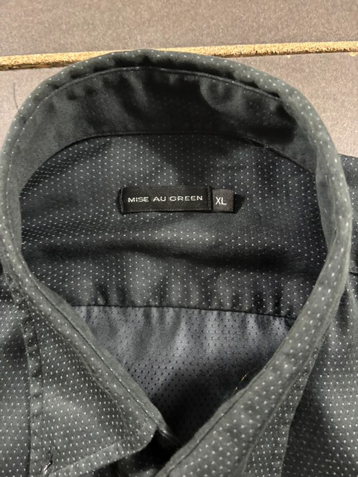 Chemise Mise au Green Noir et gris Taille XL - photo numéro 3