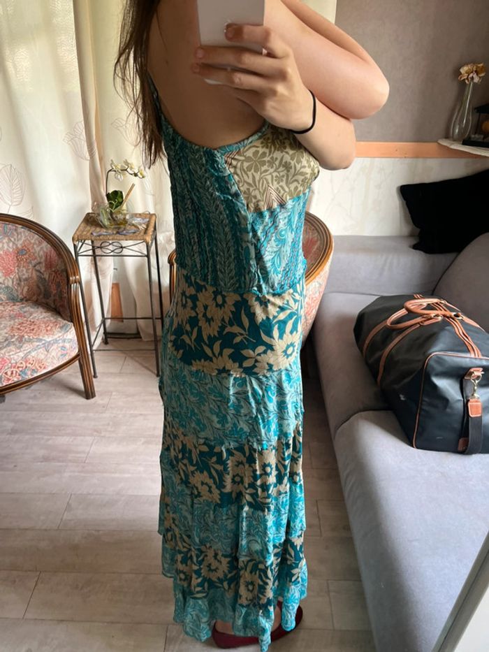 Robe à bretelle bohème champêtre Summer capri rayon - photo numéro 3
