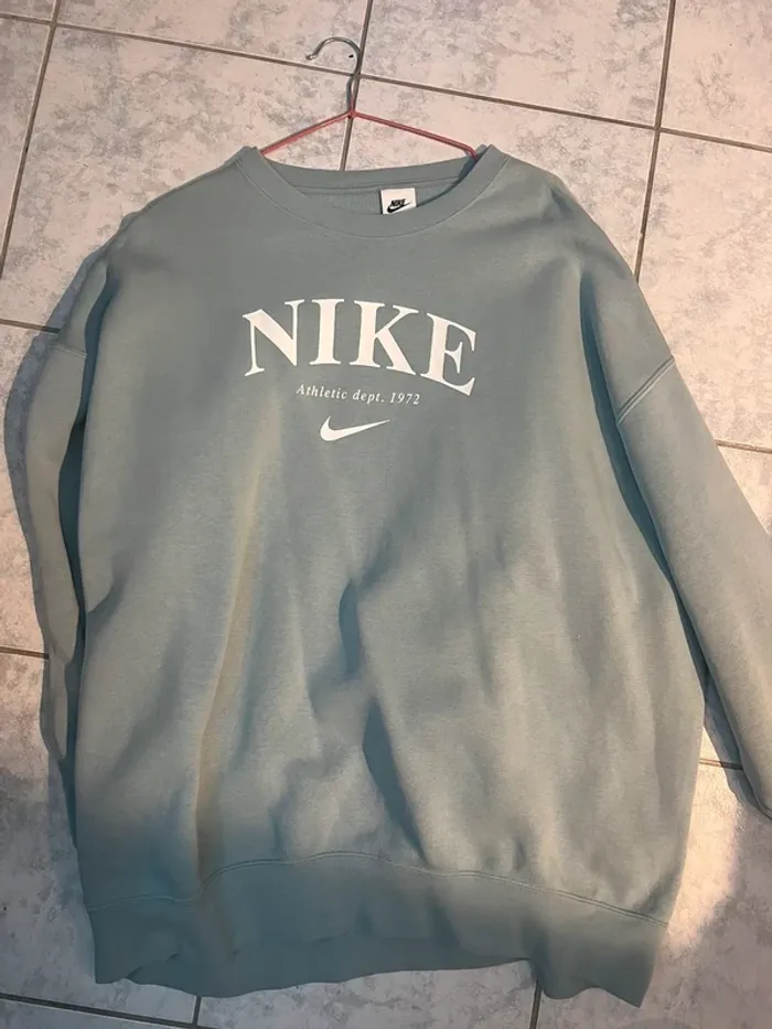 sweat vintage nike sportswear ocean cube/white - photo numéro 7