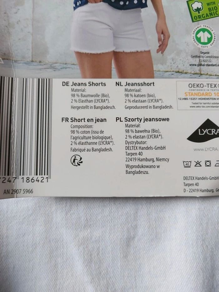 Short blanc Up2fashion taille 38 - photo numéro 6