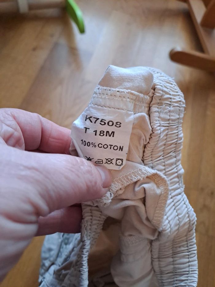 Bermuda beige taille 2 ans - photo numéro 4